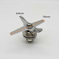 Miniatyrbillede 2 af 5: Blenderknive til TWK TM-767 TM-800 -767 -800 Rustfri Kniv Mixer Reservedele Silver