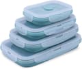 BPA-fri hopfällbar matlåda i silikon (4-pack)
