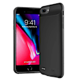Miniatyrbilde 2 av 5: 8000mAh Ekstra Batterilader Deksel med TPU Ramme for iPhone 8 Plus/7 Plus/6s Plus/6 Plus - Svart