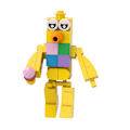 Miniatyrbillede 3 af 5: Børns 5 stk. FNAF Five Nights at Freddy's Byggeklodser Actionfigurer Mursten Legetøj
