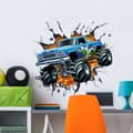 [KK]3D Racingbil Veggdekor Biler Gutterom Veggdekor Barn Seng