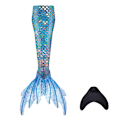 Miniatyrbilde 1 av 4: Svømmehale for jenter - Mermaid Tails - Blå blue 6XL