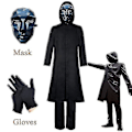 Miniatyrbild 1 av 4: Squid Game Vuxen Stil Boss Kostym + Mask + Handskar Full set One Size