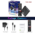 Miniatyrbild 1 av 5: 8K Android 14.0 TV Box Set Allwinner H313 2.4G 5G Dual WiFi Bluetooth 5.0 Mediaspelare Stöd Smart Röststyrning Fjärrkontroll Toppbox