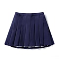 Miniatyrbilde 1 av 3: Bebetter Jentehøyvasket Plissè Glidelås Tennis-stil Skjørt Mini Skjørt Marineblå Navy Blue 120cm 5-6 Years