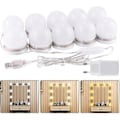 Miniatyrbillede 1 af 3: LED Makeup Lys til Spejl Hollywood Style Makeup Lys 2-14 Dæmpbare Pærer (Kun Lampe, Intet Spejl) 2 Lys
