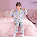 Pikkukuva 1 / 4: Sanrio Anime Cinnamoroll Kuromi Lasten Vaatteet Pyjamasetti Piirretty Kawaii Poika Tyttö Yöasu Lapset Kotiasu Lämpöalusasut NM-13SDDF NM-13SDDF 14