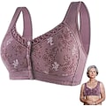 Pikkukuva 1 / 5: Wm Stylist Rintaliivit Seniorille, Etukiinnitys, Glamorous Puuvillainen Etuosa, Violetti Purple Size 36