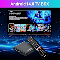 Miniatyrbild 5 av 5: 8K Android 14.0 TV Box Set Allwinner H313 2.4G 5G Dual WiFi Bluetooth 5.0 Mediaspelare Stöd Smart Röststyrning Fjärrkontroll Toppbox