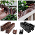 Miniatyrbilde 3 av 5: 10 stk Fuglepigger for Anti Due Høye Skarphet Kjæledyr Kontroll Pigger Sett for Utendørs Black 10pcs