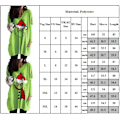 Miniatyrbillede 3 af 3: Grinch Julemode Kvinders Trøjer Casual Langærmet A A 3XL