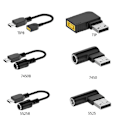 Miniatyrbilde 3 av 5: MSI USB Tip Laptop Lader Strømkabel 5.5x2.5mm/7.4x5.0mm/MSI USB Tip 5.5.x2.5mm B
