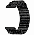 Miniatyrbillede 3 af 4: 24 mm nylon urrem til Suunto 9, 7 og Spartan Sport Wrist HR Baro Loop Fastener Design Multicolor Style B
