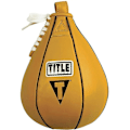 Miniatyrbillede 1 af 4: Læder Speed Bag - XS - Gul - (5\" x 8\") XS (5" x 8")