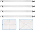 [KK] Adjustable Sheet Straps (70 cm to 230 cm) - (White, 4 sets)