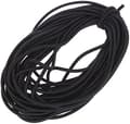 [KK] 1/8-tommer (3 mm) Sort Kraftig Stræk Rund Elastisk Snor (10 Yards Længde) Sort