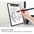 Miniatyrbilde 3 av 5: Stylus Penn for Apple iPad 9/8/7/6/5 Gen Air 4/3/2 Mini 6/5/4 Pro 12.9/11/10.5/9.7 Tommer Alternativ 1. og 2. Generasjons Blyanter Black