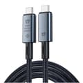 USB 5-kabel 80 Gbit/s 240 W 8K 60 Hz för Thunderbolt 5 Snabbladdning för Thunderbolt3 USB 5.0 USB C till C dataöverföringskabel
