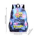 Miniatyrbild 3 av 5: Spongebob Squarepants Ryggsäck för Barn Skolryggsäck Student Axelväska Laptopväska Reseryggsäck D D 29*14*40cm