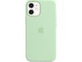 [KK]Silicone Compatible with iPhone 12 Mini Case with MagSafe - Protective Shockproof Case Mint Green