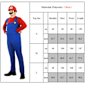 Miniatyrbild 2 av 5: Super Mario-dräkt Anime-festkaraktär Klä ut dig Festival Pojke ed Boy red S