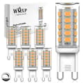 [KK]Dimmable G9 LED Bulbs Warm White 2700K 3W Equivalent 30W G9 Halogen Bulbs Flicker-Free 6-Pack
