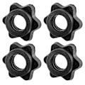 Pikkukuva 1 / 5: 4 kpl 25 mm:n käsipainon tangon lukitusruuvimutteri, liukumaton kierrelukituskaulus Black