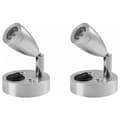 C-12V LED Spot Leselampe, 2 Stykker Caravan Interiørlamper, 3W LED Bobil Leselamper med