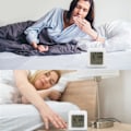 Miniatyrbild 3 av 5: LED-väckarklocka Sängbord 7 färger Display Digital klocka Barnväckarklocka med Snooze-funktion Nattljus Temperatur Tid Datum Y