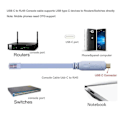 Miniatyrbilde 2 av 5: USB-C til Rj45 Konsollkabel Støtter Type C USB-C Enheter til Rutere Brytere