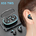 Pikkukuva 2 / 3: Uudet X55 Invisible Sleep langattomat nappikuulokkeet True Mini Bluetooth 5.3 piilotetut kuulokkeet mikrofonilla Bass Noise Reduction HiFi Stereo -kuulokkeet white
