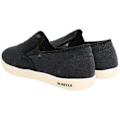 Miniatyrbillede 3 af 5: Seavees Baja Standard Slip-On Sort Canvas Herre Plimsolls BAJA SLIP ON STD_BLACK LINEN Black UK 7 EU 41 US 8