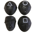 Miniatyrbilde 1 av 3: Squid Game Masker Mix | Trekant+Rund+Kvadrat 3stk - Julegave triangle