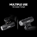 Miniatyrbillede 3 af 5: Cykeldele XOSS XL 400 XL 800 Lumen Cykellygte Forlygte sorider USB Genopladelig Vej MTB Forlygte Cykellygte Ultralet Lommelygte xOSS xL400