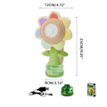 Miniatyrbillede 2 af 2: Solsikke Boblemaskine Syv Farver Blomst Fuldautomatisk Bobleblæsning 30ml Flye244796 Pink One Size