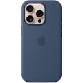[KK]Passer Apple iPhone 16 Pro Silikondeksel med MagSafe – Mørkeblå