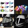 Miniatyrbillede 2 af 5: Til K6 Motorcykler Hjelm Visir Linse Skjold Full Face Hjelm Visir Black