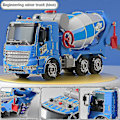 Pikkukuva 4 / 5: Lasten Suuri Sekoitin Inertia Leluauto Dumpperi Betoni Rakennusajoneuvo Sementtisäiliö Simulaatio Automalli Sanitation Truck