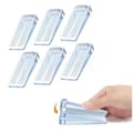 Dörrstopp - Halkfri - 6 delar - Transparent - TPR - Konisk
