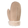 Miniatyrbilde 3 av 3: Saueskinns votter for barn - Delt håndflate - Vinterhansker for barn 325-100 Beige Small (Approx. 2 Years)