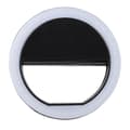 Bærbar Selfie LED Ring Light med 36 LED'er - 3 Lysstyrkeniveauer, Clip-On til iPhone