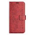 Miniatyrbilde 5 av 5: For Xiaomi Poco M7 Pro 5G Stativdeksel Anti-Ripe Kalveskinntekstur Lær Telefondeksel - Grå Multicolor Red