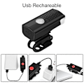 Pikkukuva 5 / 5: 2 kpl Polkupyörän Valosarja LED USB Ladattava 300 Lumenia 3 Tilaa Polkupyörän Lamppu MTB Maantiepyörän Etu- ja Takavalo Sarja Taskulamppu 2Pcs set A251