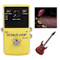 Miniatyrbilde 4 av 5: NUX OCTAVE LOOP Effekt Single Block Effektor for Elektrisk Gitar