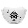 Miniatyrbild 1 av 3: Golf Putter Cover Half Mallet Putter Headcover Magnetisk Klubbskydd för Odyssey