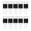 10 st MOSFET Transistor IRF1404 black  silver
