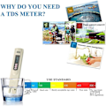 Miniatyrbillede 5 af 5: LCD Digital TDS-3 Måler Temp PPM Tester Pen til test af vandkvalitet
