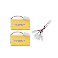 Miniatyrbilde 1 av 4: Ni-cd 9.6v 700mah Batteri + 9.6v Lader For Rc Leketøy Bil Tank Tog Robot Båt Pistol Aa 9.6v Oppladbart Batteripakke Black