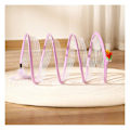 Miniatyrbild 1 av 5: Elastisk spiralformad kattunnel leksak lätt kattunnel leksak Purple