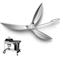 Miniatyrbilde 4 av 5: One-Touch Rengjøringssystem Kit Design for Weber Kettle Grill, for 7444 Weber Grill M